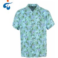 Comfortable Short Sleeve Rayon Printed Floral Casual Shirt