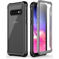 Heavy Duty Shockproof Full-Body Clear Case for Samsung Galaxy S10 Shenzhen Wholesale OEM Rugged Case with Screen Protector