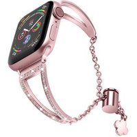 For Triangle Bracelet Hollow Diamond Watch Band 38/40/42/44mm Compatible Apple Watch iWatch Series 4/3/2/1