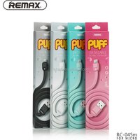 Remax RC-045M PUFF TPE Data Cable For Iphone And Micro USB Charging Data Cable