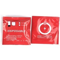 One time use disposable mobile charger portable power bank