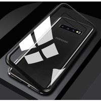 For samsung S10 plu s10e Customized Magnetic Glass Magnet phone Case for samsung Galaxy s8 s9 Back Cover