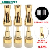 DAOSUPPLY Metal Round Tip wholesale vape pen cartridge 2.0mm holes cbd oil atomizer