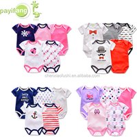 Triangle Romper 5 Piece Set Newborns