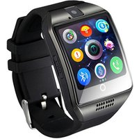 Q18 Smart Watch Sport Pedometer SIM TF Card Camera Sleep Monitor Sync WhatsApp Facebook Smartwatch for Android