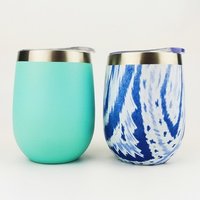Egg Shape Insulated Stainless Steel Travel Tumbler