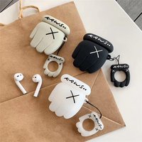 Free Shipping Bearbrick case for airpods Gloomy Earphone Cases For Air pods 1 2 Cool Gel Protective Cover