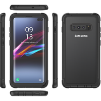 Clear Full-Body Heavy Duty Protection Cover Built-in Screen Protector Shockproof Rugged Case for Samsung Galaxy S10 Plus 6.4''