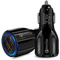 Quick Charge 3.0 Car Charger For Mobile Phone Dual Usb Car Charger Qualcomm Qc 3.0 Fast Charging Adapter Mini Usb Car Charger