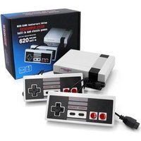 RETRO CLASSIC TV 620 GAME CONSOLE 8-BIT BUILT-IN 620 PRELOADED CHILDHOOD GAMES WITH 2 CONTROLLERS