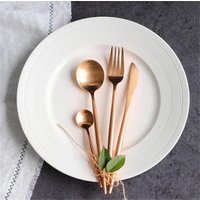 Rose Gold 18 10 Stainless Steel Wedding Cutlery Set