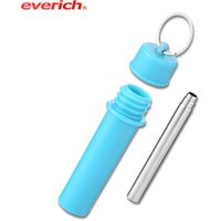 Everich Stainless Steel Folding Drinking Straw Case