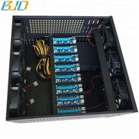 6U 8GPU Server Mining Rig Case with 6 new fans Solution for Building a Mining Rig