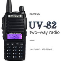 Talkie Walkie BaoFeng UV-82 Dual-Band 136-174/400-470 MHz FM Ham Two Way Radio Long Range Walkie Talkie Radios