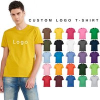 Wholesale Oem high quality o-neck 180g T-shirts 100% Cotton custom t-shirt printing