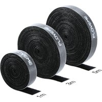 FLOVEME Magic Tape Beam Band Wire Rope Clip Nylon Cable Organizer Free cut Strong Adhesion Strip