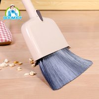 BOOMJOY Household Cleaning Brush Set Y3 Multi use Folding Broom And Dustpan Set Plastic Broom Handle With Broom Brush