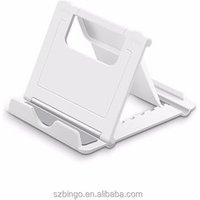 Universal Plastic Cell Phone Stand Desk Adjustable Mobile Phone Holder for Cell Phone and Tablet