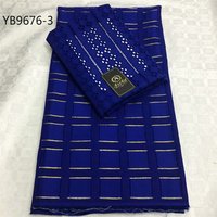 Royal Blue French Lace Fabric 5 Yards
