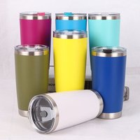 Tech 3D UV Printing Double Wall Stainless Steel Tumbler Flip Lid