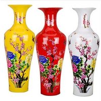 90cm Chinese Ceramic Floor Vase