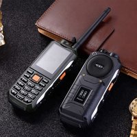 J10 walkie-talkie with AT&T GSM900/1800mHz dual sim card mobile 2.4inch power bank loud speaker FM radio bar feature phone