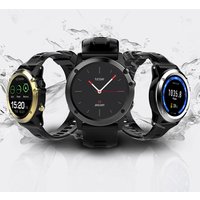 Microwear H1 3G calling Bluetooth waterproof GPS smart watch phone, full round touch Amoled screen, camera heart rate,sport,step