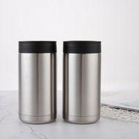 16oz Double Insulated Personal Beverage Cooler Stainless Steel Insulated Can Cooler for 12 Oz Slim Cans