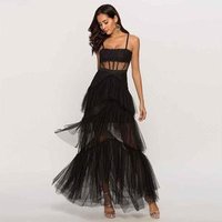 Lace Maxi Evening Dress