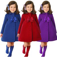 Winter Bowknot Decoration Coat