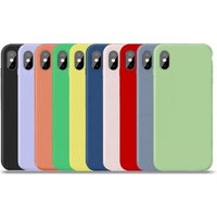 Custom Soft Liquid Silicone Rubber Phone Case For iPhone X 8 7 Plus