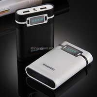HAWEEL 10000mAh Power Bank Shell Box with 2x USB Output & Display Portable Charger Bank Not Including DIY 4x18650 Battery