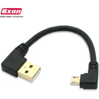 15cm 50cm 1m 90 degree right angle Micro USB cable Gold Plated