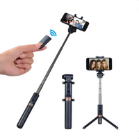 Foldable Wireless Selfie Stick Tripod with Remote Controller for Smartphone
