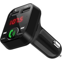 Ali Latest Hot Sale Wireless MP3 Player Bluetooth HandFree Car kit FM Transmitter Dual 2.4A car charger
