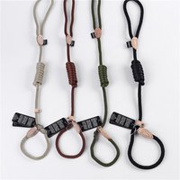 Strong Rope Genuine Leather Dog Training Lead Large Dogs