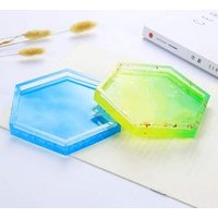 DIY Hexagon Coaster Silicone Resin Mould Kit