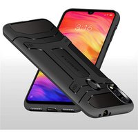 KAPAVER Heavy Armor Shockproof Soft TPU Back Cover Case for Xiaomi Redmi Note 7 Pro
