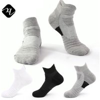custom design wholesale logo china sport knit antibacterial low cut athletic ankle men running socks for men