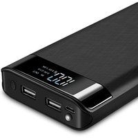 16000mah 20000mah 26800mah ce rohs digItal display large capacity dual triple usb power bank external battery charger