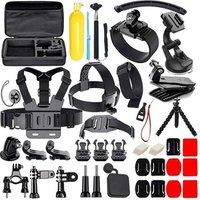 50 in 1 Other Sports Video Photo Action Camera Accessories Kit for GoPro Hero 7 6 5 4 3 Carrying Case Chest Strap Octopus Tripod