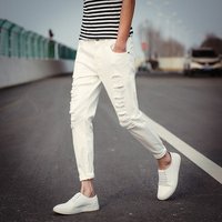 Cotton Trousers White