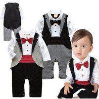 Tuxedo Jumpsuit Romper Formal Occasions