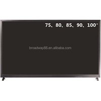 85 inch big size flat screen UHD 4K Smart LED TV with Toughened glass explosion proof and water-proof