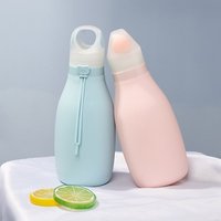 BPA Free Foldable Silicone Water Bottle Sports & Travel