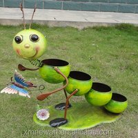 Caterpillar Style Flower Pot Garden Decoration
