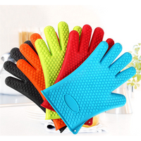 silicone oven glove kitchen bbq grilling cooking gloves and silicone oven mitts