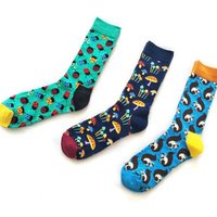 Funny Mushroom & Squirrel Animal Men's Socks