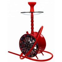 Aluminium Drum Shaped Hookah Pipe – 54.5cm