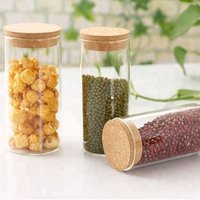 Glass Candle Jar Cork Lid